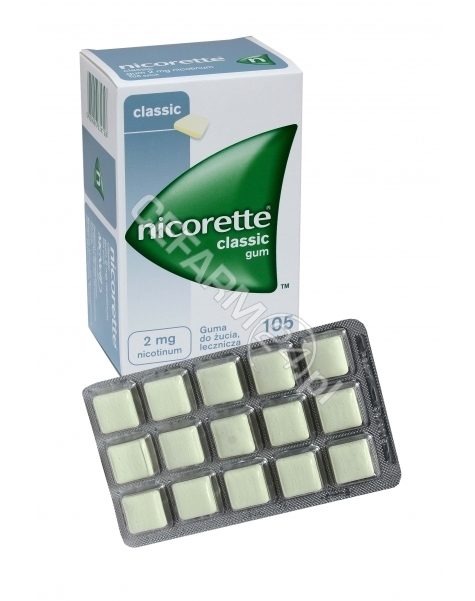 MCNEIL Nicorette 2 mg x 105 gum do żucia