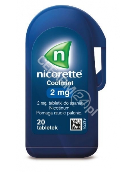 MCNEIL Nicorette coolmint 2 mg x 20 tabl do ssania