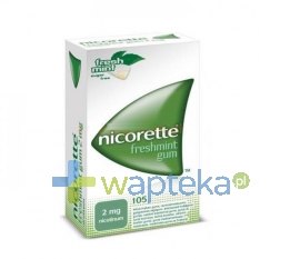 MCNEIL AB Nicorette Freshmint Gum 2 mg 105 sztuk