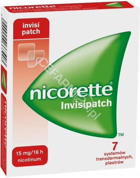 MCNEIL Nicorette invisipatch plastry 15 mg/16 h x 7 szt (data ważności <span class=