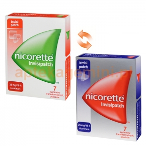 Johnson & Johnson Nicorette TTS Invisipatch, 25mg/16h, 7 sztuk