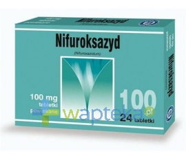 Zentiva Nifuroksazyd 100mg 24 tabletki powlekane HASCO