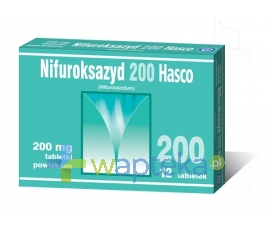 HASCO-LEK PPF Nifuroksazyd 200mg 12 tabletek powlekanych HASCO
