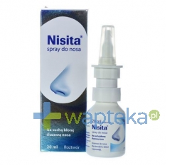 ENGELHARD ARZNEIMITTEL GMBH & CO KG Nisita spray do nosa 20 ml - Krótka data ważności - do 30-11-2015