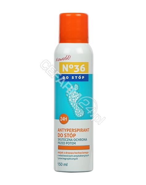 PharmaCFood No 36 antyperspirant do stóp z olejkiem z drzewa herbacianego 150 ml