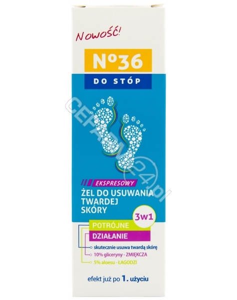 PharmaCFood No 36 ekspresowy żel do usuwania twardej skóry stóp 3w1 75 ml