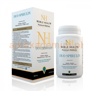 NOBLE HEALTH Noble Health Duo Spirulin, 120 tabletek