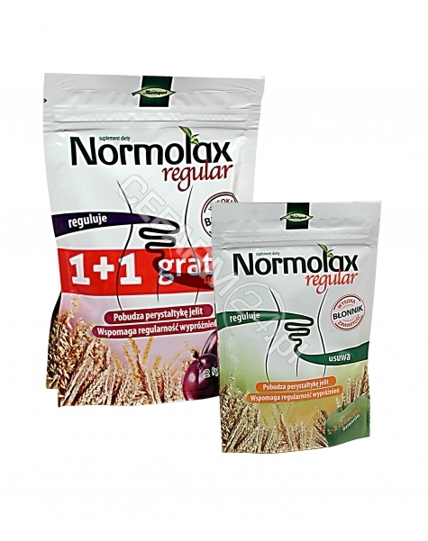 HERBAPOL LUB Normolax regular 100 g smak jabłkowy +100 g smak śliwkowy