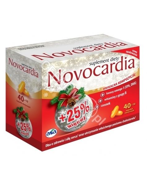 ASA Novocardia x 40 kaps + 10 kaps GRATIS !!!