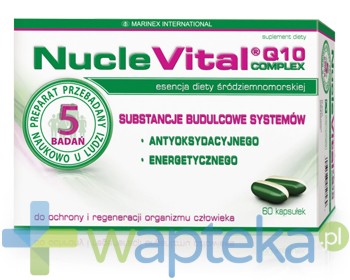 MARINEX INTERNATIONAL SP. Z O.O. NucleVital Q10 Complex 60 kapsułek