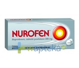 BOOTS HEALTHCARE SP.Z O.O. Nurofen 200mg 12 tabletek