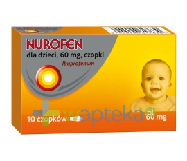 BOOTS HEALTHCARE SP.Z O.O. NUROFEN dla dzieci 60mg 10 czopków