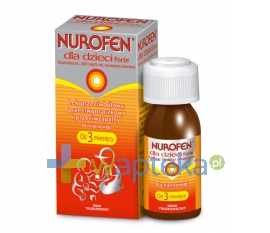 RECKITT BENCKISER (POLAND) S.A. Nurofen dla dzieci Forte truskawkowy 100ml