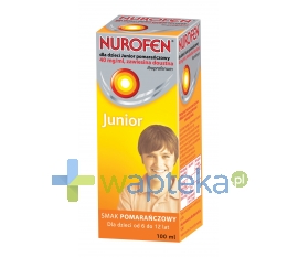 RECKITT BENCKISER (POLAND) S.A. Nurofen dla dzieci JUNIOR pomarańcza 100 ml