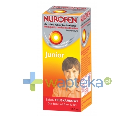 RECKITT BENCKISER (POLAND) S.A. Nurofen dla dzieci JUNIOR truskawkowy 100 ml