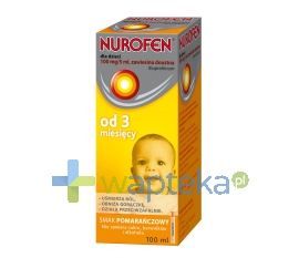 BOOTS HEALTHCARE SP.Z O.O. NUROFEN dla dzieci o smaku pomarańczowym 100 ml