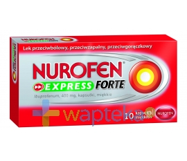 BOOTS HEALTHCARE SP.Z O.O. Nurofen Express Forte 10 kapsułek
