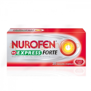 RECKITT BENCKISER Nurofen Express Forte 400mg, 20 kapsułek