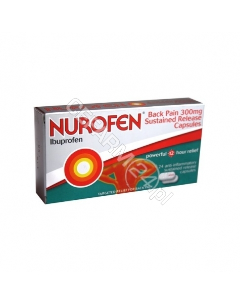 RECKITT BENC Nurofen na ból pleców 300 mg x 12 kaps o przedłużonym uwalnianiu