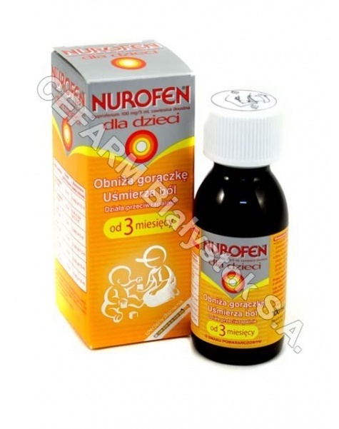 BOOTS Nurofen zawiesina 100 mg/5 ml dla dzieci o smaku pomarańczowym 100 ml