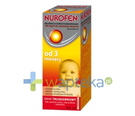 RECKITT BENCKISER (POLAND) S.A. Nurofen zawiesina dla dzieci smak truskawkowy 100ml 11090