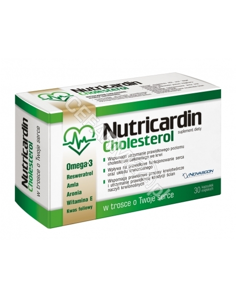 NOVASCON Nutricardin cholesterol x 30 kaps