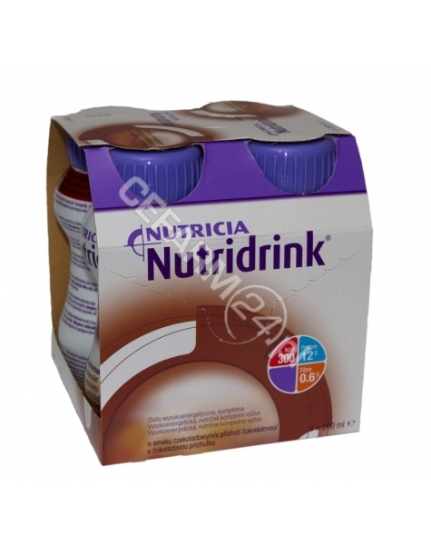 NUTRICIA Nutridrink czekoladowy 4 x 200 ml