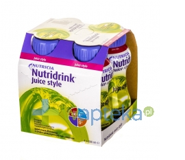 NUTRICIA POLSKA SP. Z O.O. Nutridrink Juice Style o smaku jabłkowym 4 x 200ml