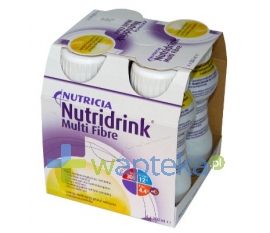 NUTRICIA POLSKA SP. Z O.O. Nutridrink Multi Fibre waniliowy 4 x 200ml