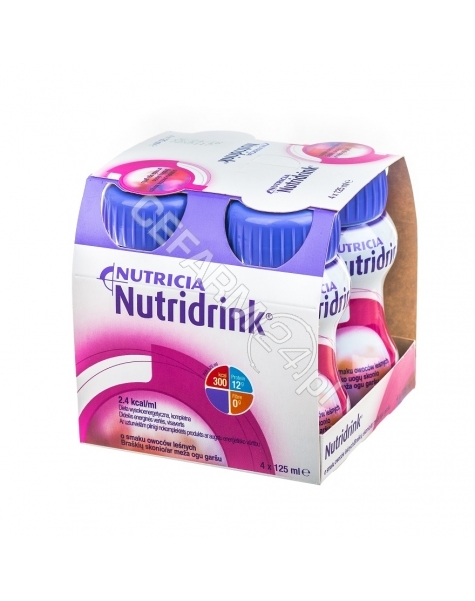 NUTRICIA Nutridrink o smaku owoców leśnych 4 x 125 ml