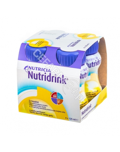 NUTRICIA Nutridrink o smaku waniliowym 4 x 125 ml