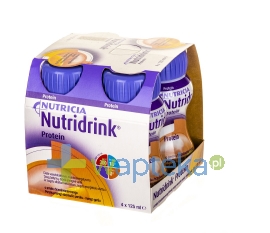 NUTRICIA POLSKA SP. Z O.O. Nutridrink Protein o smaku brzoskwinia-mango 4x 125 ml