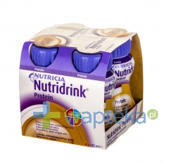 NUTRICIA POLSKA SP. Z O.O. Nutridrink Protein smak mokka 4 x 125ml - Krótka data ważności - do 06-12-2015