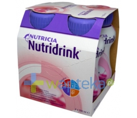 NUTRICIA POLSKA SP. Z O.O. Nutridrink smak truskawkowy płyn 4 x 200 ml
