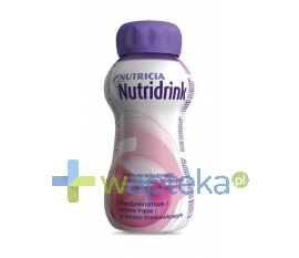 NUTRICIA POLSKA SP. Z O.O. Nutridrink truskawkowy 200ml - Krótka data ważności - do 14-10-2015