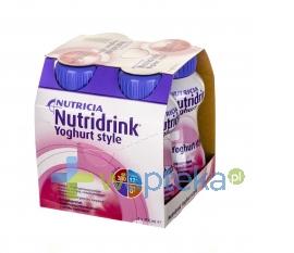 NUTRICIA POLSKA SP. Z O.O. Nutridrink Yoghurt Style o smaku malinowym 4 x 200ml