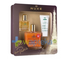 NUXE NUXE Huile Prodigieuse OR 50ml + olejek suchy Prodigieuse 10 ml + krem regeneracyjny 15 ml