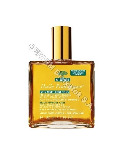 NUXE Nuxe prodigieuse huile - suchy olejek prodigieuse o wielu zastosowaniach do każdego rodzaju skóry i włosów 100 ml + świeczka GRATIS !!!