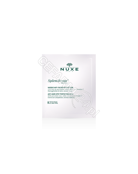 NUXE Nuxe Splendieuse upiększająca maseczka redukująca przebarwienia skóry 21 ml x 6 sasz