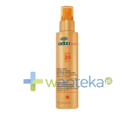 NUXE NUXE SUN Mleczko do opalania twarzy i ciała spray SPF20 150 ml