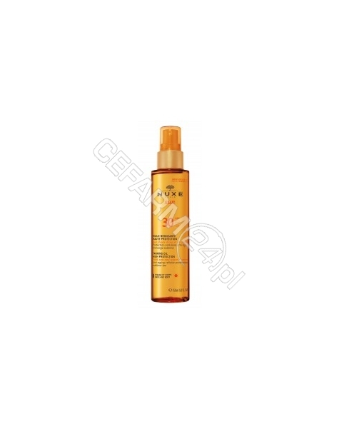 NUXE Nuxe Sun olejek do opalania spf-30 do twarzy i ciała 150 ml