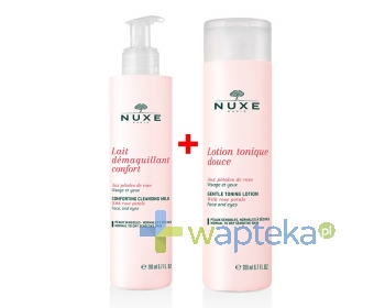 NUXE Nuxe Zestaw Mleczko do demakijażu 200ml + Delikatny tonik 200ml