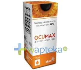 PRZEDSIĘBIORSTWO FARMACEUTYCZNE LEK-AM SP. Z O.O. OCUMAX 0.2 % krople do oczu 10 ml