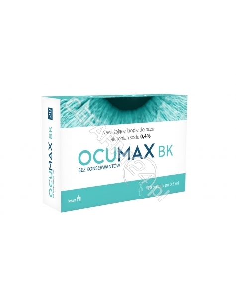 LEK-AM Ocumax BK 0,4% krople do oczu 20 amp x 0,5 ml