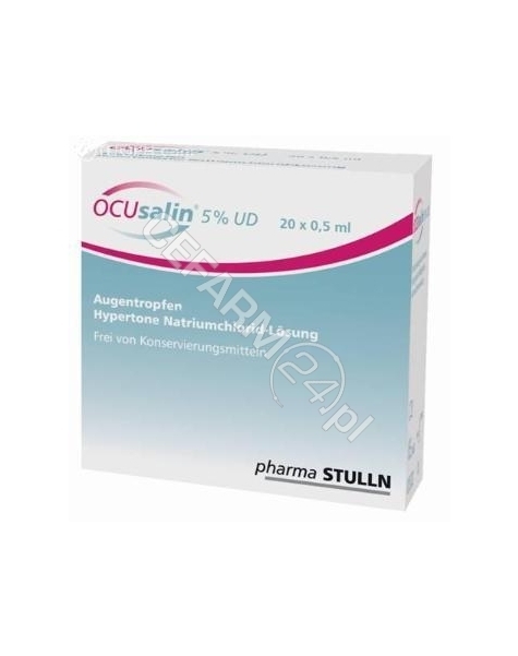 PHARM SUPPLY Ocusalin 5% ud krople do oczu 0,5 ml x 20 minimsów