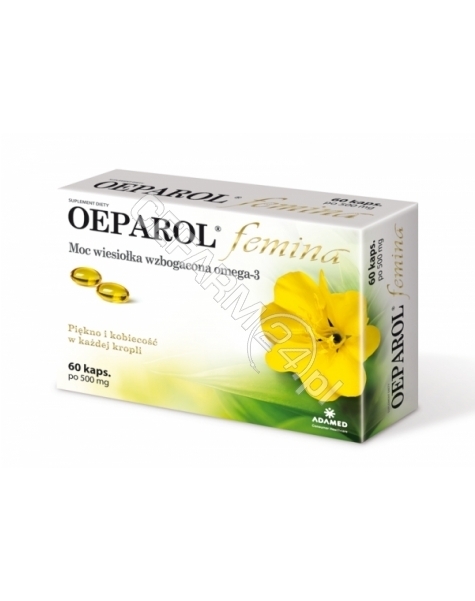 ADAMED Oeparol femina x 60 kaps + drugie opakowanie (data ważności 12.2015) GRATIS !!!