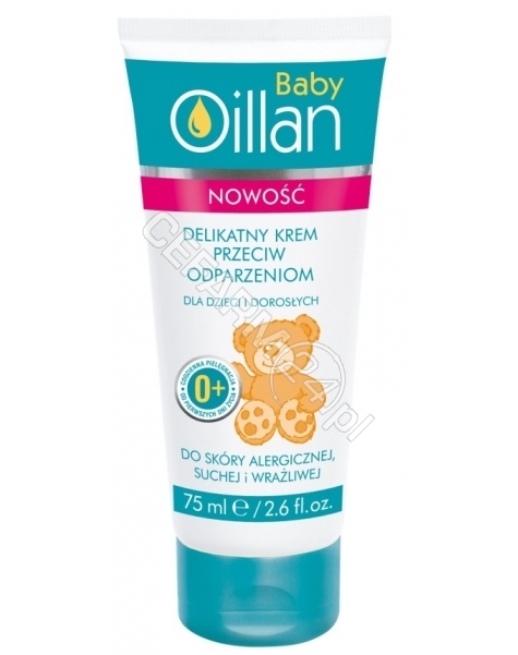 OCEANIC Oillan baby delikatny krem przeciw odparzeniom 75 ml (data ważności <span class=