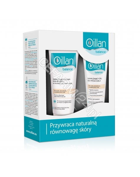 OCEANIC Oillan Balance zestaw - nawilżający balsam pod prysznic 200 ml + nawilżający krem do mycia ciała 100 ml GRATIS!!!