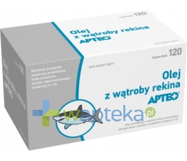 SYNOPTIS PHARMA SP. Z O.O. Olej z wątroby rekina APTEO 120 kapsułek