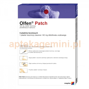MEPHA Olfen Patch, 5 plastrów leczniczych